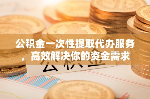 迪庆公积金一次性提取代办服务，高效解决你的资金需求