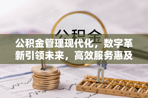 迪庆公积金管理现代化，数字革新引领未来，高效服务惠及民生