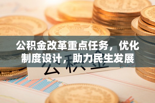 迪庆公积金改革重点任务，优化制度设计，助力民生发展