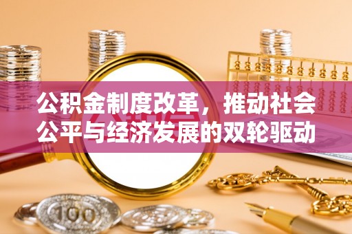 迪庆公积金制度改革，推动社会公平与经济发展的双轮驱动